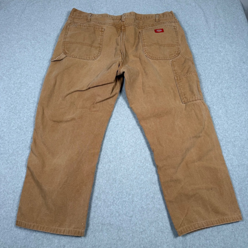 Dickies Y2K Relaxed Fit Carpenter Pants Mens 42x28 Brown Duck Canvas Workwear